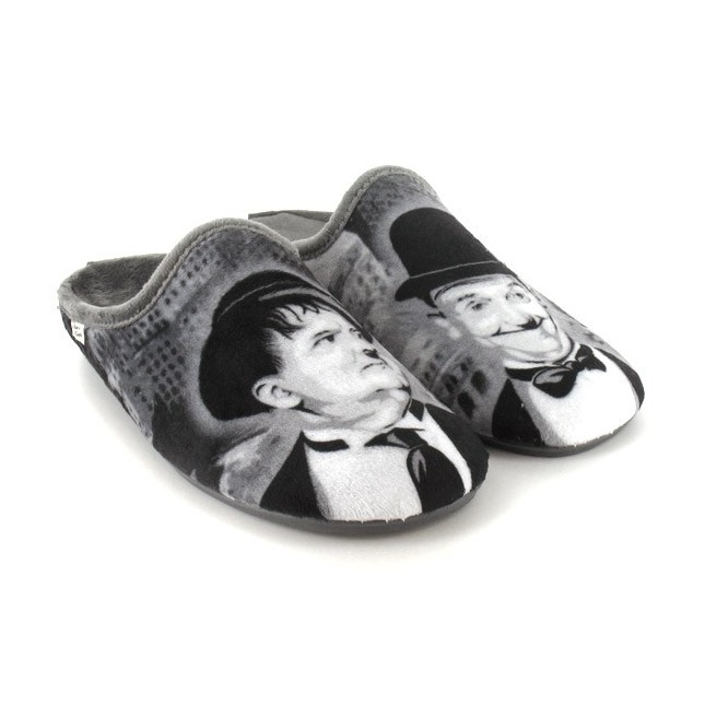 chausson mules homme Laurel et Hardy La Maison de l'espadrille 6770