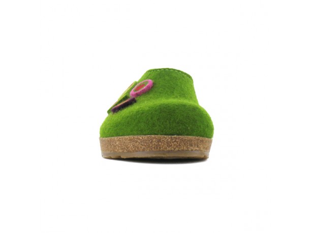 chaussons sabot femme haflinger Grizzly Kanon