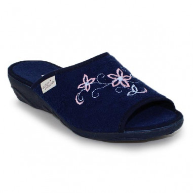 chaussons mules femme la maison de l'espadrille Flora (2860)