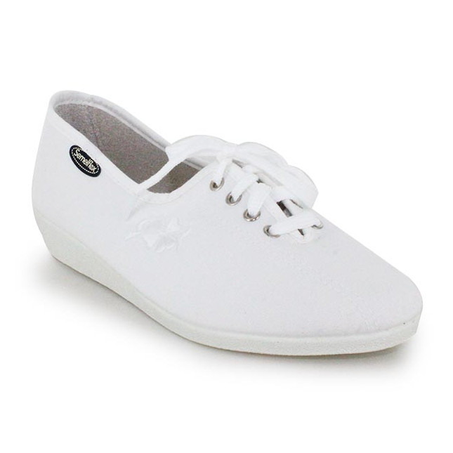 Chaussures femme à lacets en toile SEMELFLEX Java 2