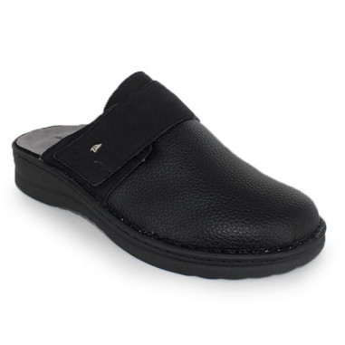 Mules homme en cuir pieds larges PODOLINE Cori