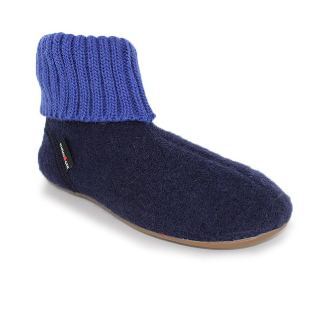 chaussons montants en laine femme HAFLINGER Everest Karlo