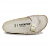 mule femme simple boucle beige dore Birkenstock Madrid