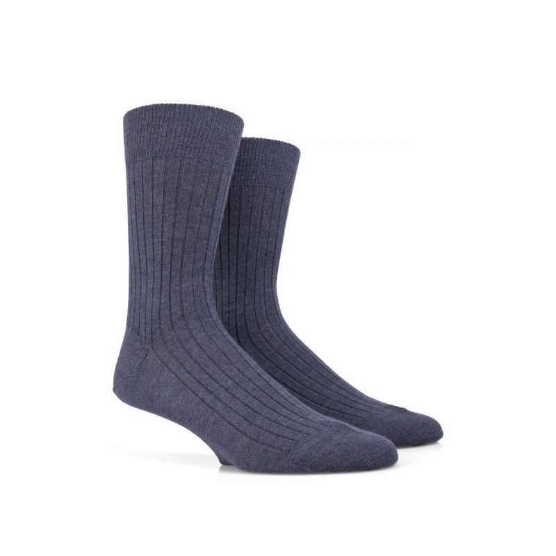 Chaussettes femme Douceur en laine mérinos et cachemire - Noir