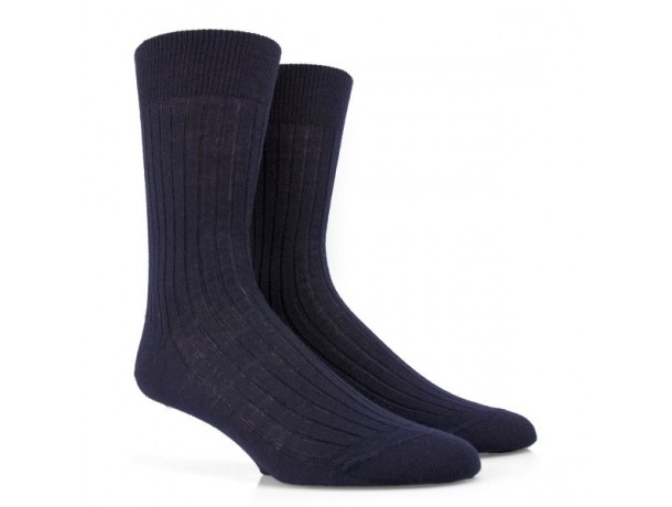 Chaussettes homme en laine mérinos côtelées - Beige | Doré Doré