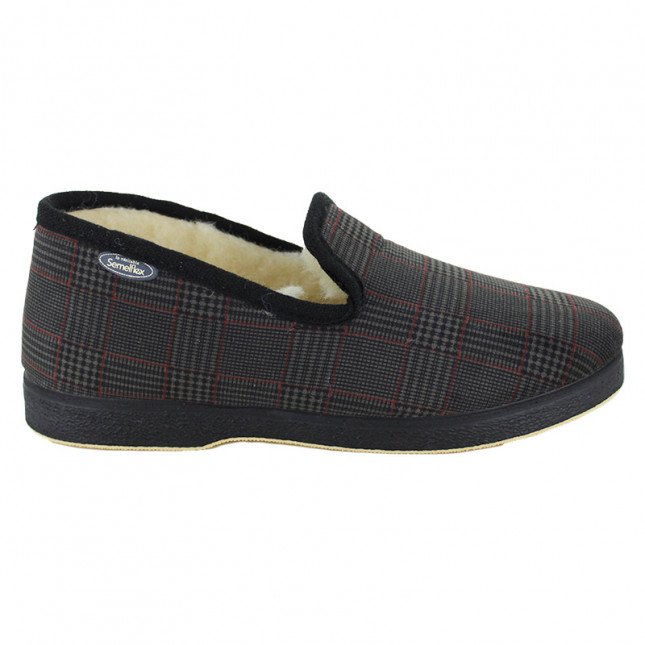 Charentaises fourrées homme SEMELFLEX Calodom