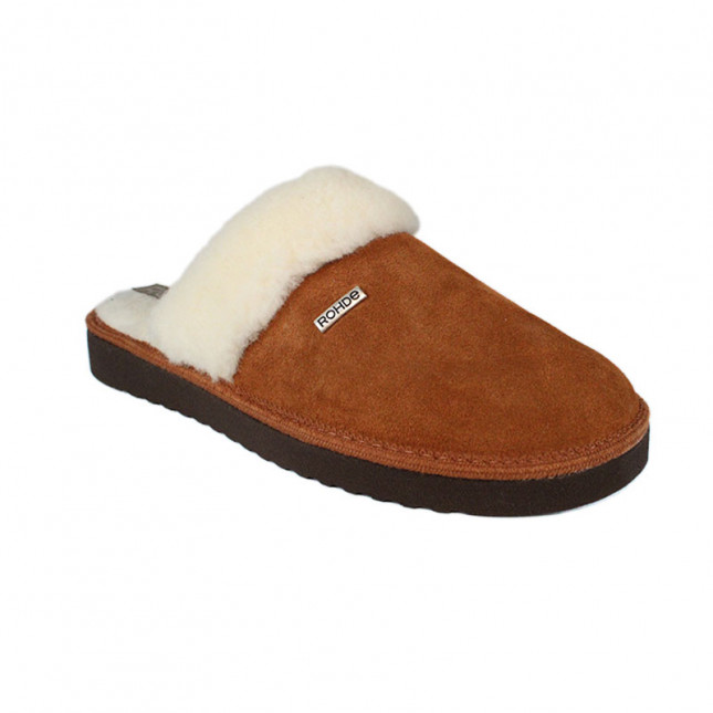 Chaussons femme mules fourrés ROHDE 6770