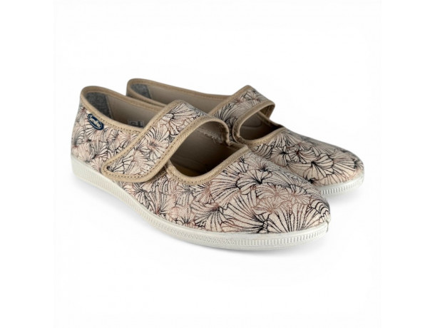 ballerines femme velcro confortables Semelflex Hera