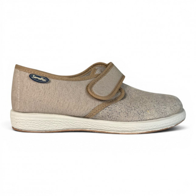 chaussons fermés pieds sensibles femme Semelflex Nathalie