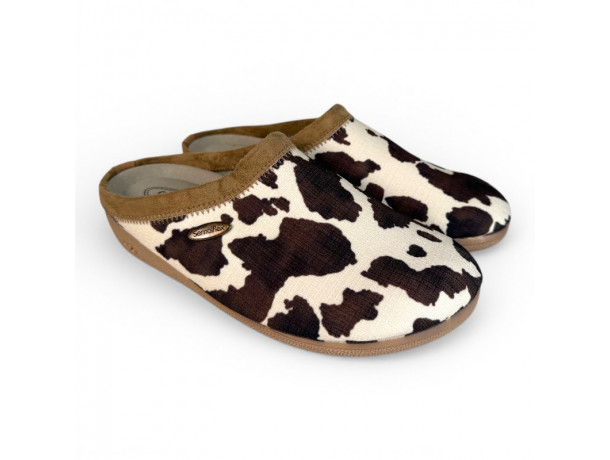 Chaussons mules confortables Semelflex Rose-Elie