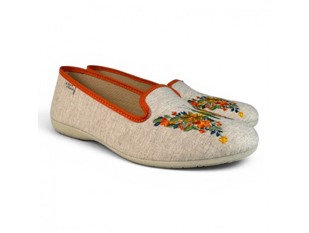 chaussons femme fermés confortables La maison de l'espadrille 2106