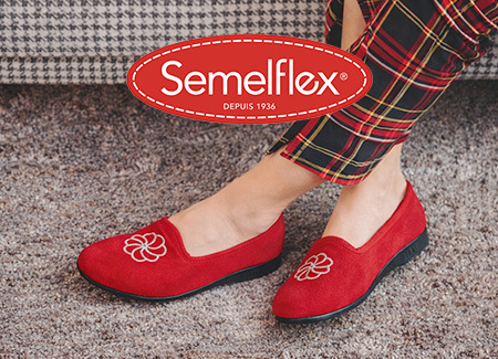Nouveautés Chaussons Pantoufles SEMELFLEX